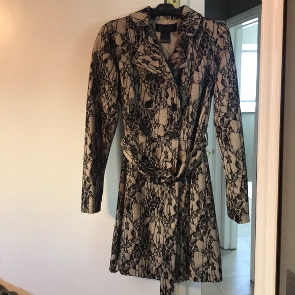 Kardashian Kollection Jackets & Blazers - Lace trench coat
